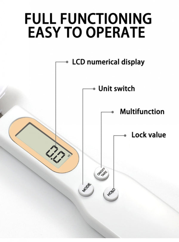 Electronic measuring spoon